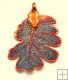 Lacy Oak Leaf Dip in Copper Appx.size 1 x 0.50 in.