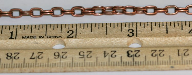 Antique Copper Chain - AC 12 - Click Image to Close