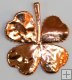 4 Leaf Clover Dip in Copper Appx.size 1 x1 in.