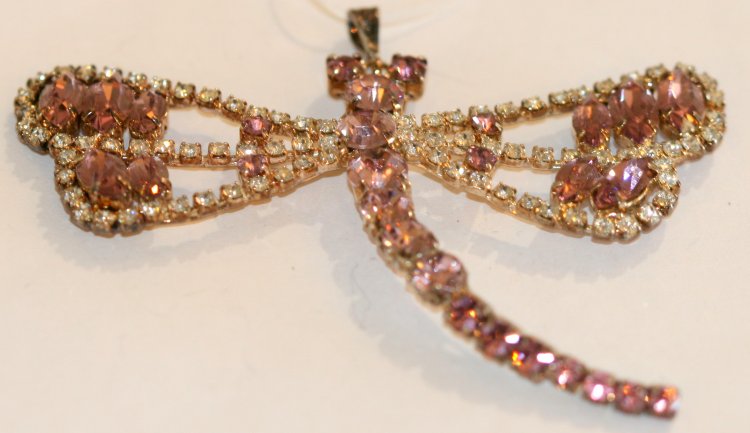 Dragonfly Pendant Light Amethyst - Click Image to Close