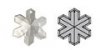 6704 (SNOWFLAKE PENDANT)