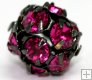 6mm Fucshia Fire Ball