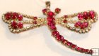 Dragonfly Pendant Fucshia