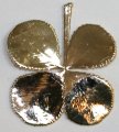 4 Leaf Clover Dip In Silver Appx.size 1 x 1 in.