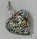 Murano Heart Aurora (1.25 x1.25 in.) # 04