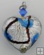 Murano Heart Aurora (1.25 x1.25 in.) # 02