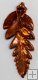 Fern Leaf Dip in Copper Appx.size 1 x 0.50 in.