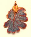 Lacy Oak Leaf Dip in Copper Appx.size 1 x 0.50 in.