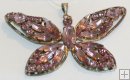 Butterfly Pendant Light Amethyst