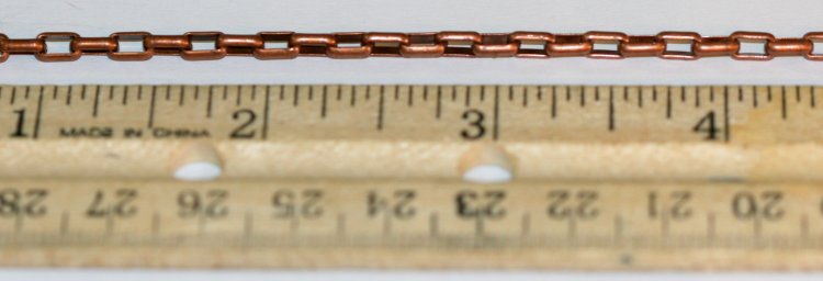 Antique Copper Chain - AC 8 - Click Image to Close