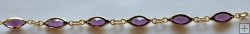 4228 10x5mm Amethyst (Gold)