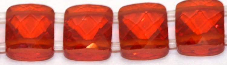 8x10mm Dark Orange CZ - Click Image to Close