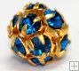 8mm Capri Blue Fire Ball