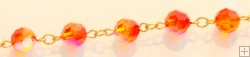 5000 8mm Fire Opal AB (Gold)