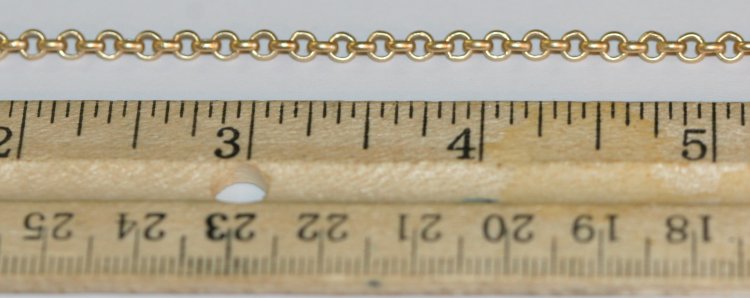 Satin Gold Chain - SG 17 - Click Image to Close