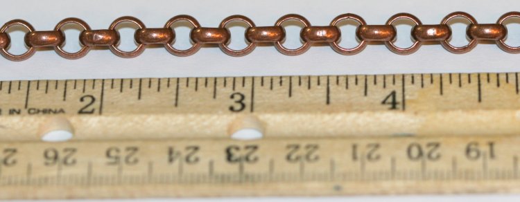 Antique Copper Chain - AC 17 - Click Image to Close