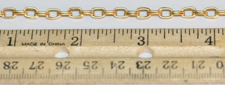 Satin Gold Chain - SG 16 - Click Image to Close