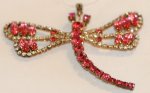 Dragonfly Pendant Rose