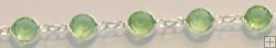 1128 SS 29 Peridot (Silver)