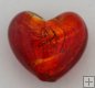 Murano Heart Compiello ( 0.75 x 0.75 in.) # 18